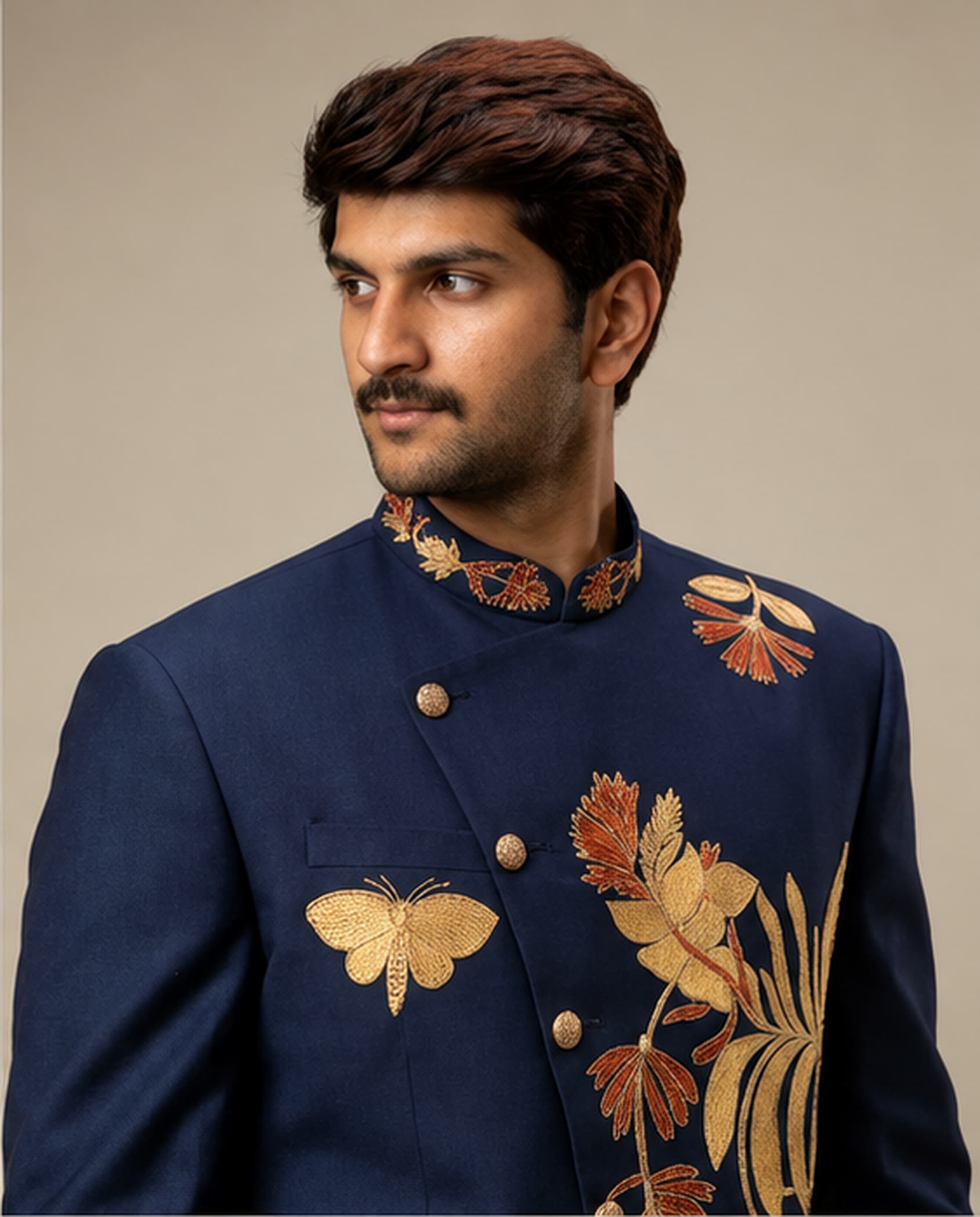 Embroidered Jodhpuri Suit